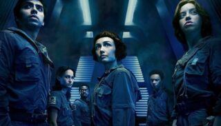 ALIEN: EARTH Poster Spotlights Sydney Chandler's Wendy And Her Crew Of Hybrid Xenomorph-Hunters