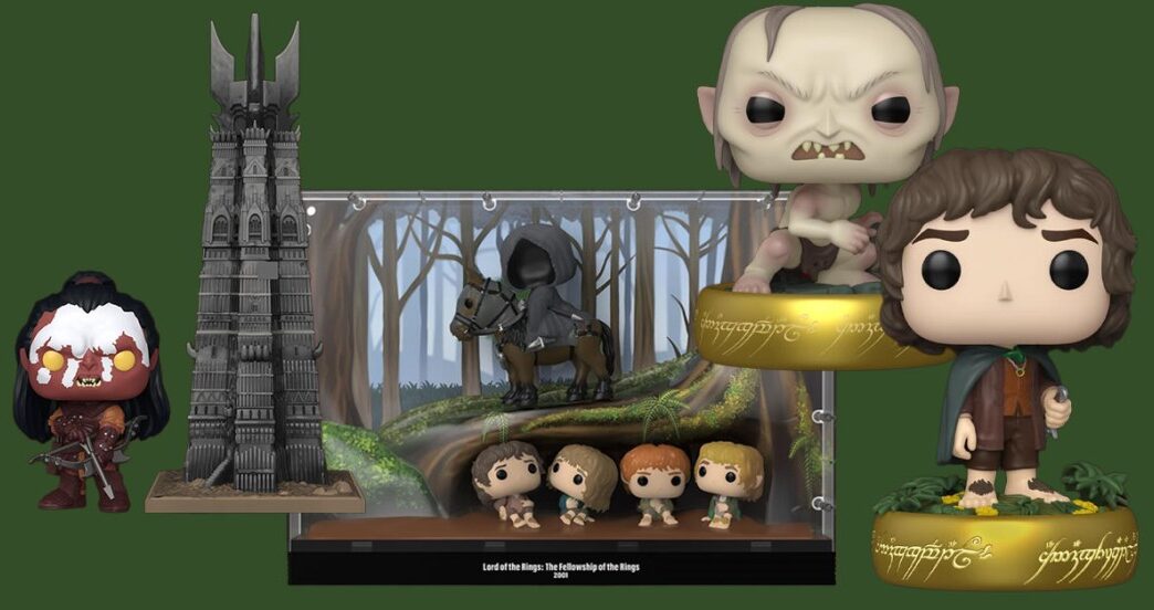Funko Pop O Senhor dos Anéis: Nova Coleção Chega Com Figuras Glow-in-the-Dark e Cenas Épicas