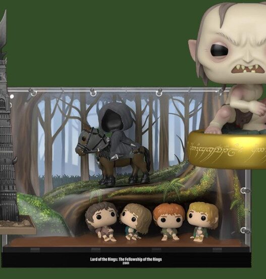 Funko Pop O Senhor dos Anéis: Nova Coleção Chega Com Figuras Glow-in-the-Dark e Cenas Épicas