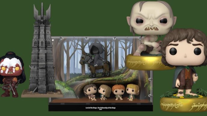 Funko Pop O Senhor dos Anéis: Nova Coleção Chega Com Figuras Glow-in-the-Dark e Cenas Épicas