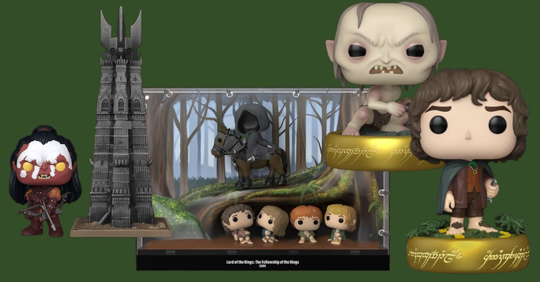 Funko Pop O Senhor dos Anéis: Nova Coleção Chega Com Figuras Glow-in-the-Dark e Cenas Épicas