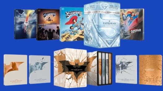 Edições de Colecionador: Box Sets 4K Steelbook de Dark Knight e Superman de Christopher Reeve em Pré