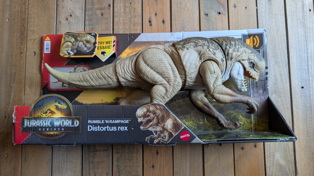 Oferta Imperdível: Boneco Distortus Rex de Jurassic World Rebirth com 40% de Desconto Exclusivo!