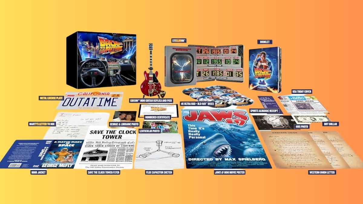 Back to the Future: Edição 40º Aniversário em 4K Blu-ray Steelbook