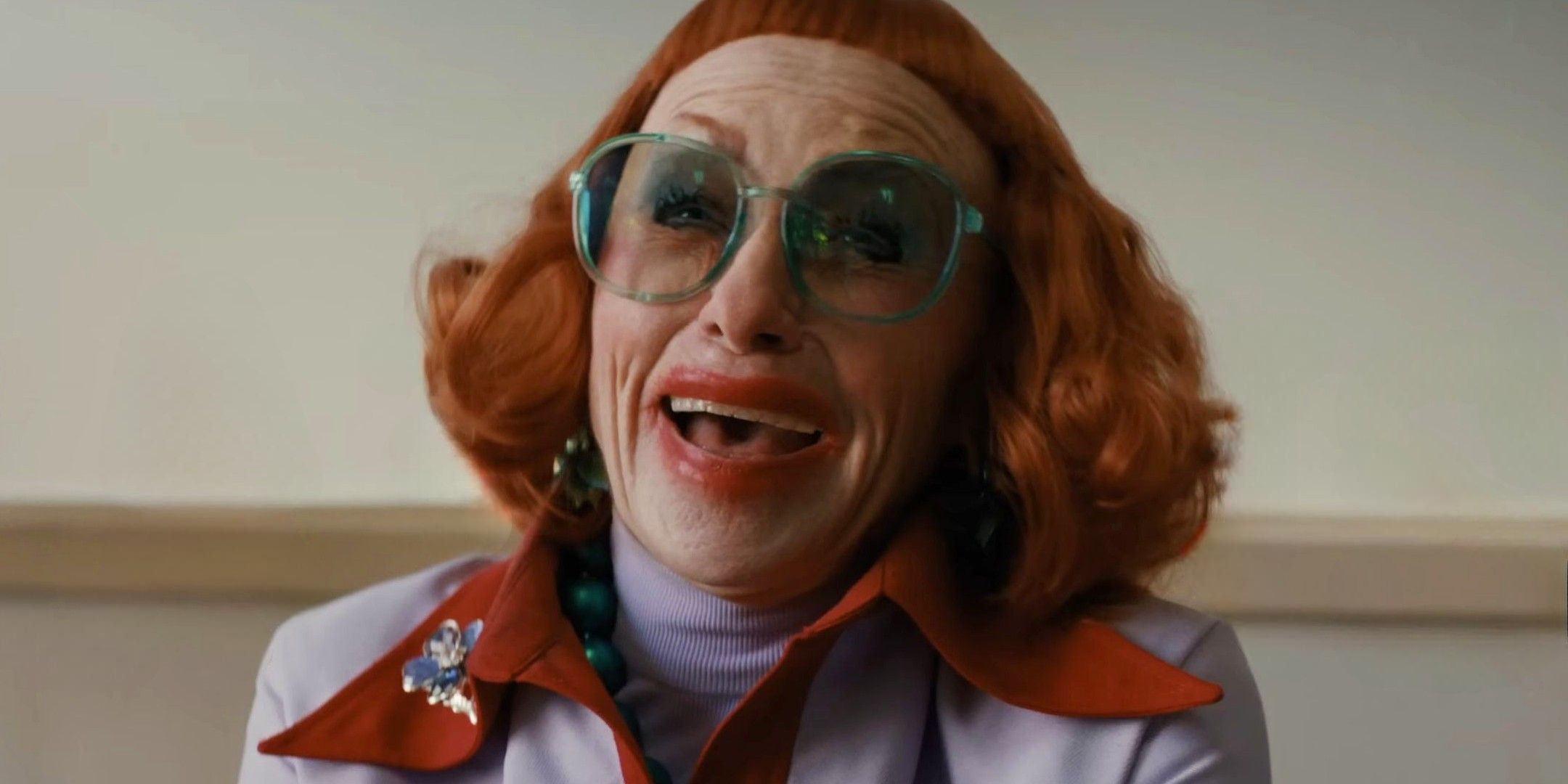 Aunt Gladys in Weapons laughing