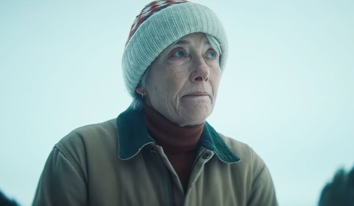 Emma Thompson em pôster de 'Dead of Winter'