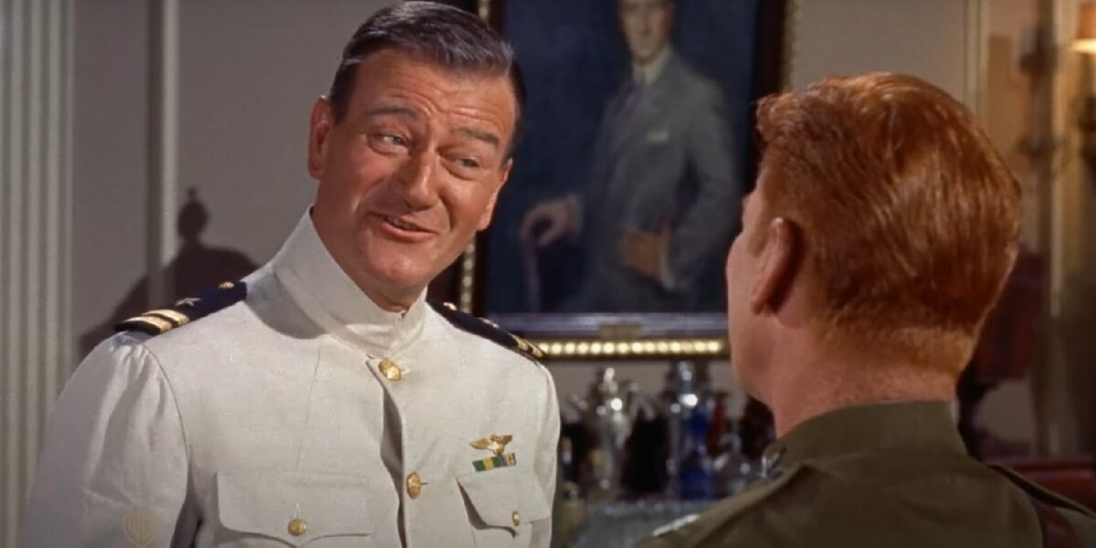 John Wayne e seu amigo: filme criticado, mas com história real