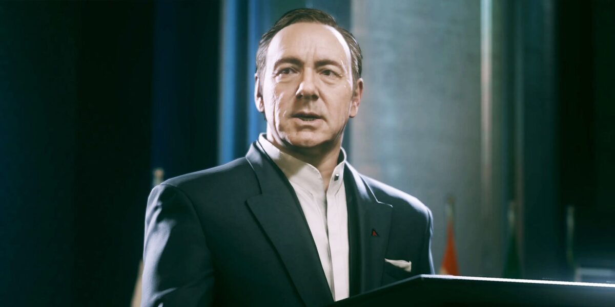 Kevin Spacey em Call of Duty: Advanced Warfare: Estranhezas nos bastidores