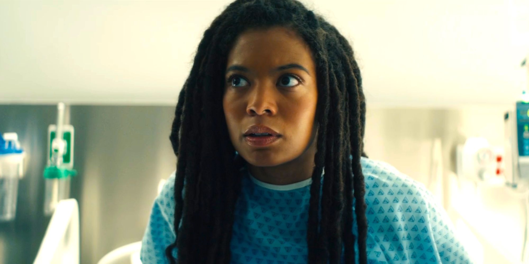 Marie looking off to the side in Gen V season 1 episode 8
