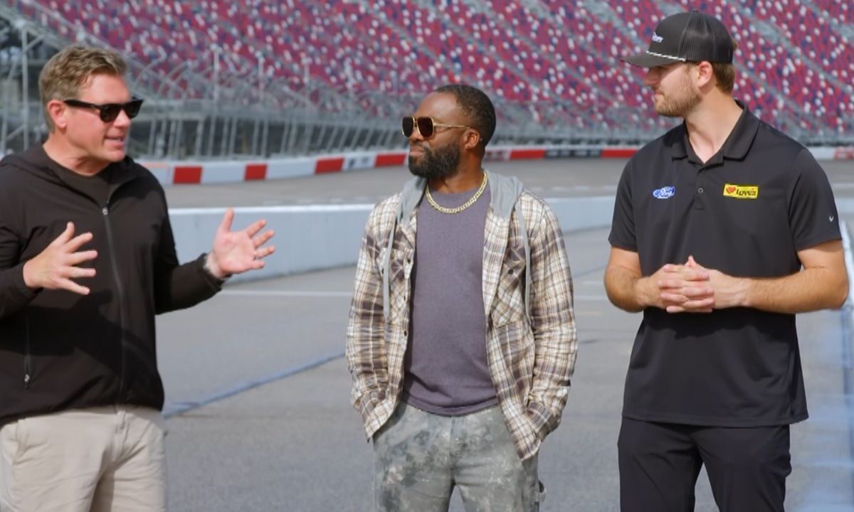 Mamba Smith e Todd Gilliland no The Great Food Truck Race