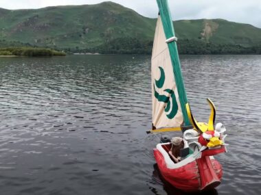 Réplica navegável do Rei Leão Vermelho de Wind Waker é construída