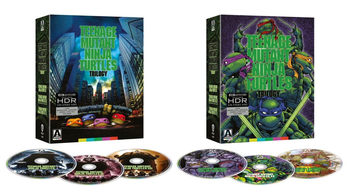 Tartarugas Ninjas em 4K: Trilogia chega em Blu-ray