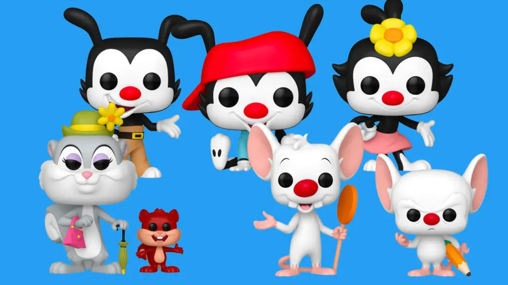 Novos Funko Pops de Animaniacs: Slappy, Skippy e Pinky & The Brain