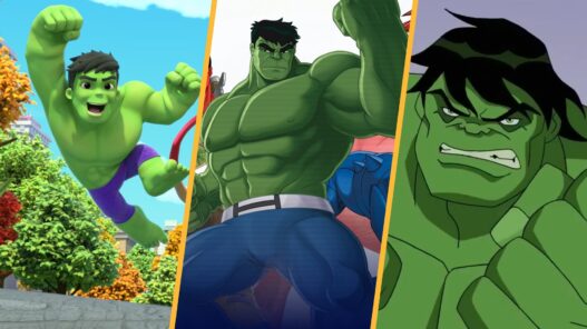 Classificação: Todas as Versões Animadas do Hulk por Poder