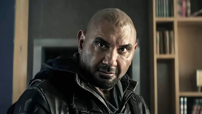 Dave Bautista em novo filme de ação: o hilário inexperiente