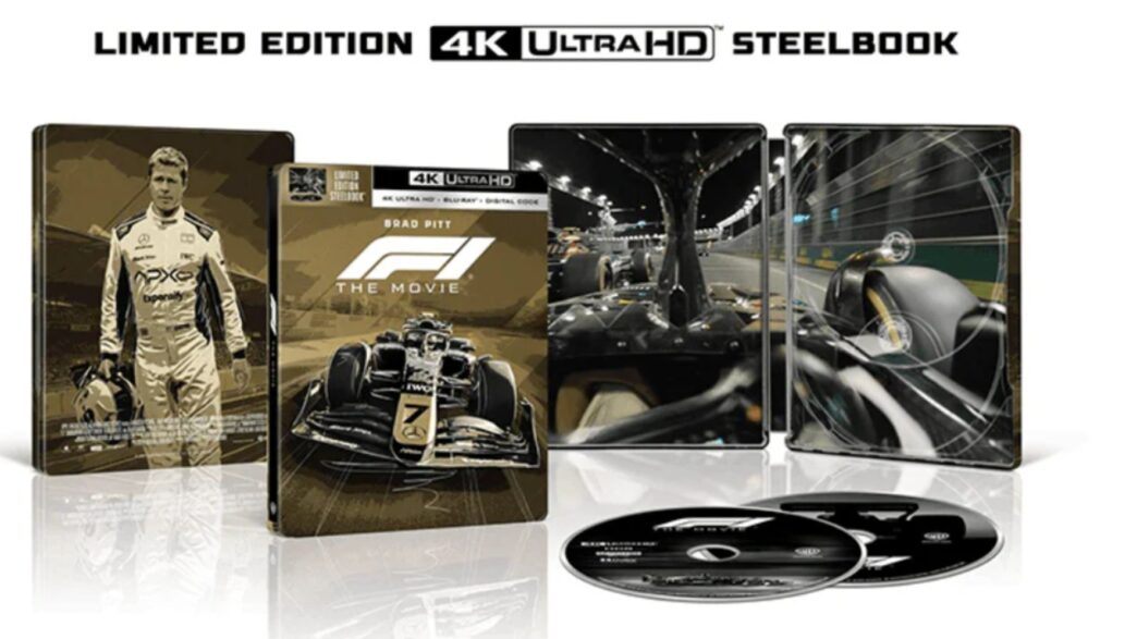 Brad Pitt em F1: Drive to Survive chega em 4K e Steelbook