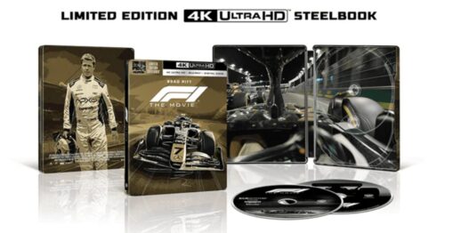Brad Pitt em F1: Drive to Survive chega em 4K e Steelbook