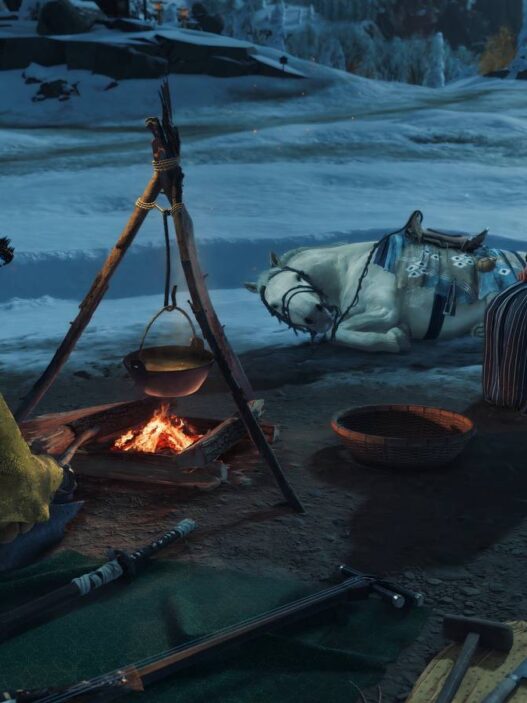 Ghost of Tsushima: Novo sistema de acampamento revelado