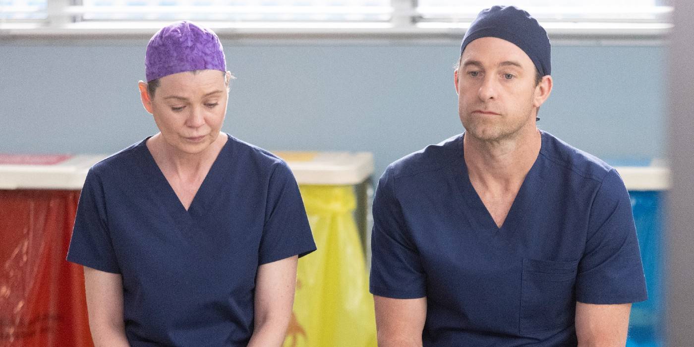 O pior casal de Grey's Anatomy precisa se separar na 22ª temporada
