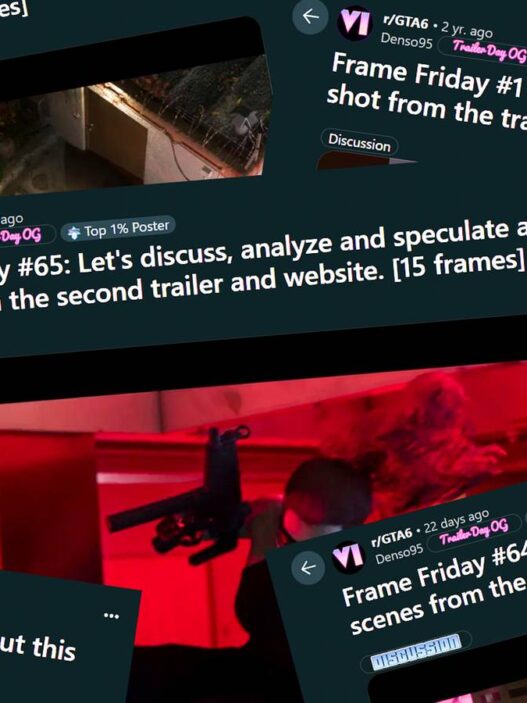 Análise de GTA 6: 15 meses de estudo de frames dos trailers