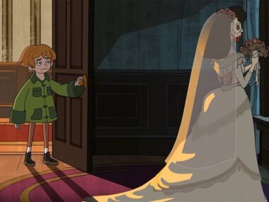 Skyler Gisondo em clipe de hotel mal-assombrado