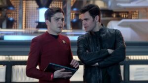 Kirk Influencia Scotty em Star Trek: Novos Mundos