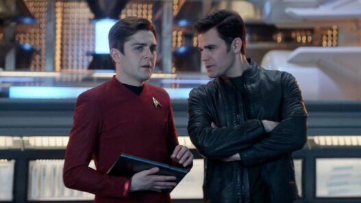 Kirk Influencia Scotty em Star Trek: Novos Mundos