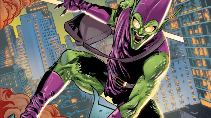 Spider-Man e Duende Verde em Magic: The Gathering