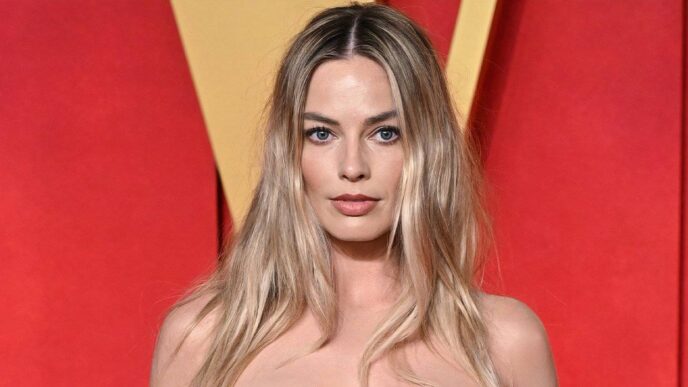 Margot Robbie e Jacob Elordi em 'Wuthering Heights'