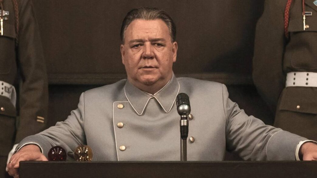 Russell Crowe em Nuremberg: filme escapa de sentença na Rotten Tomatoes e aumenta expectativa do Oscar
