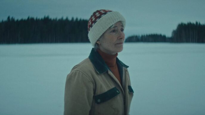 Emma Thompson e Judy Greer em Dead of Winter: Thriller de época