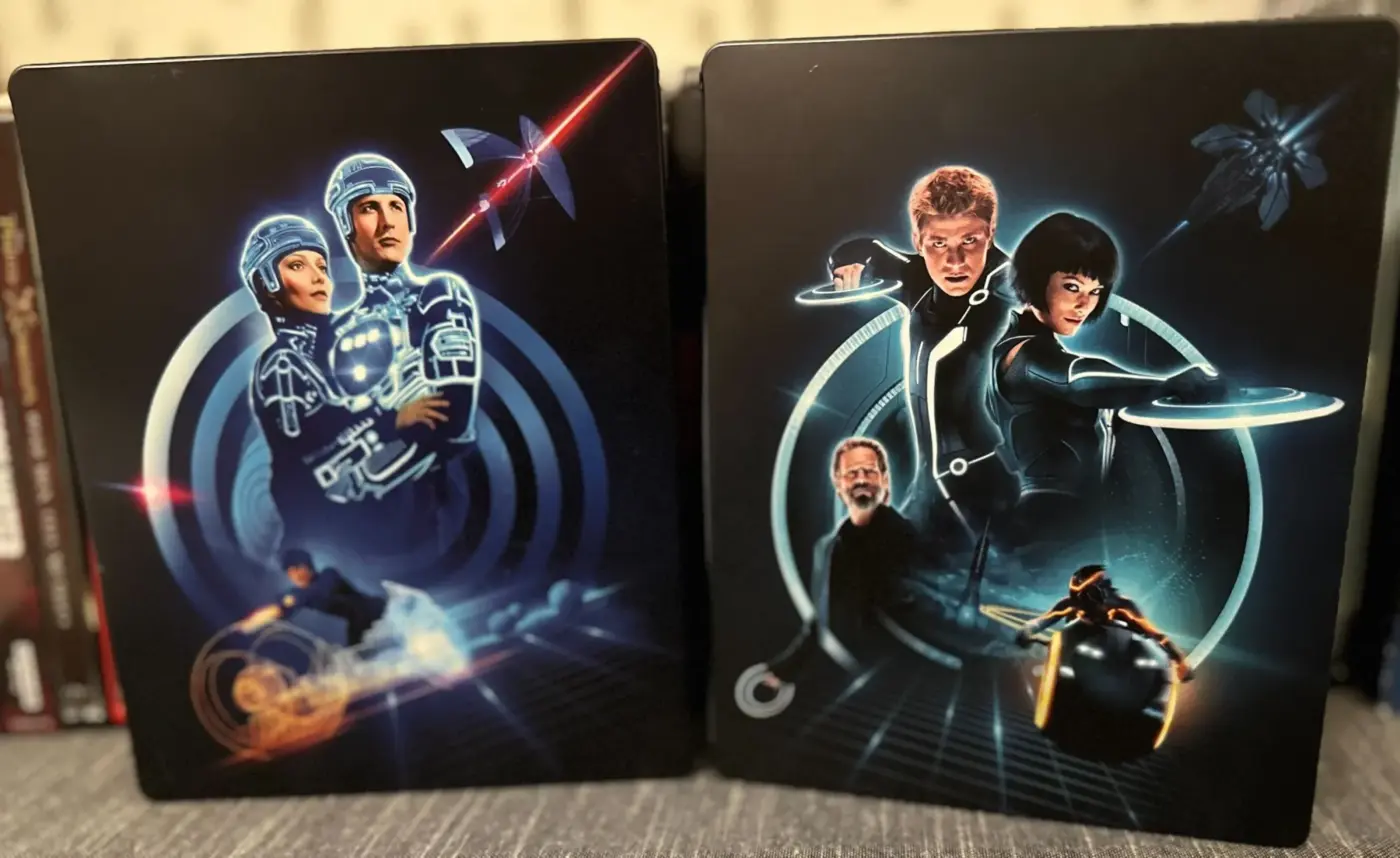 Unboxing de Tron e Tron: Legacy em SteelBook 4K