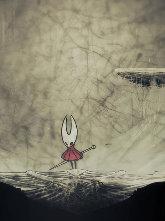 Silksong no PS5: tamanho reduzido comparado a Hollow Knight