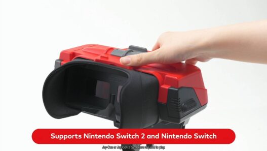 Jogos do Virtual Boy chegam ao Switch e Switch 2, mas com um acessório extra