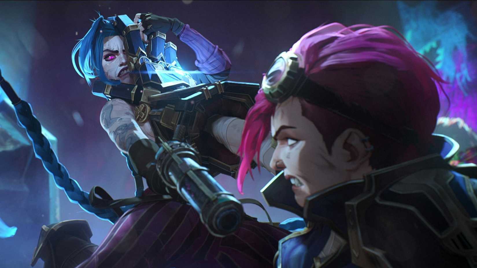 Cena de luta em Arcane