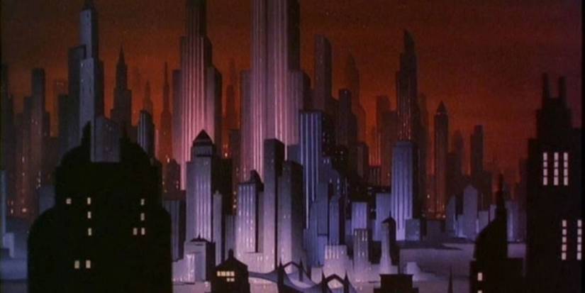 Gotham City em Batman: A Máscara do Fantasma