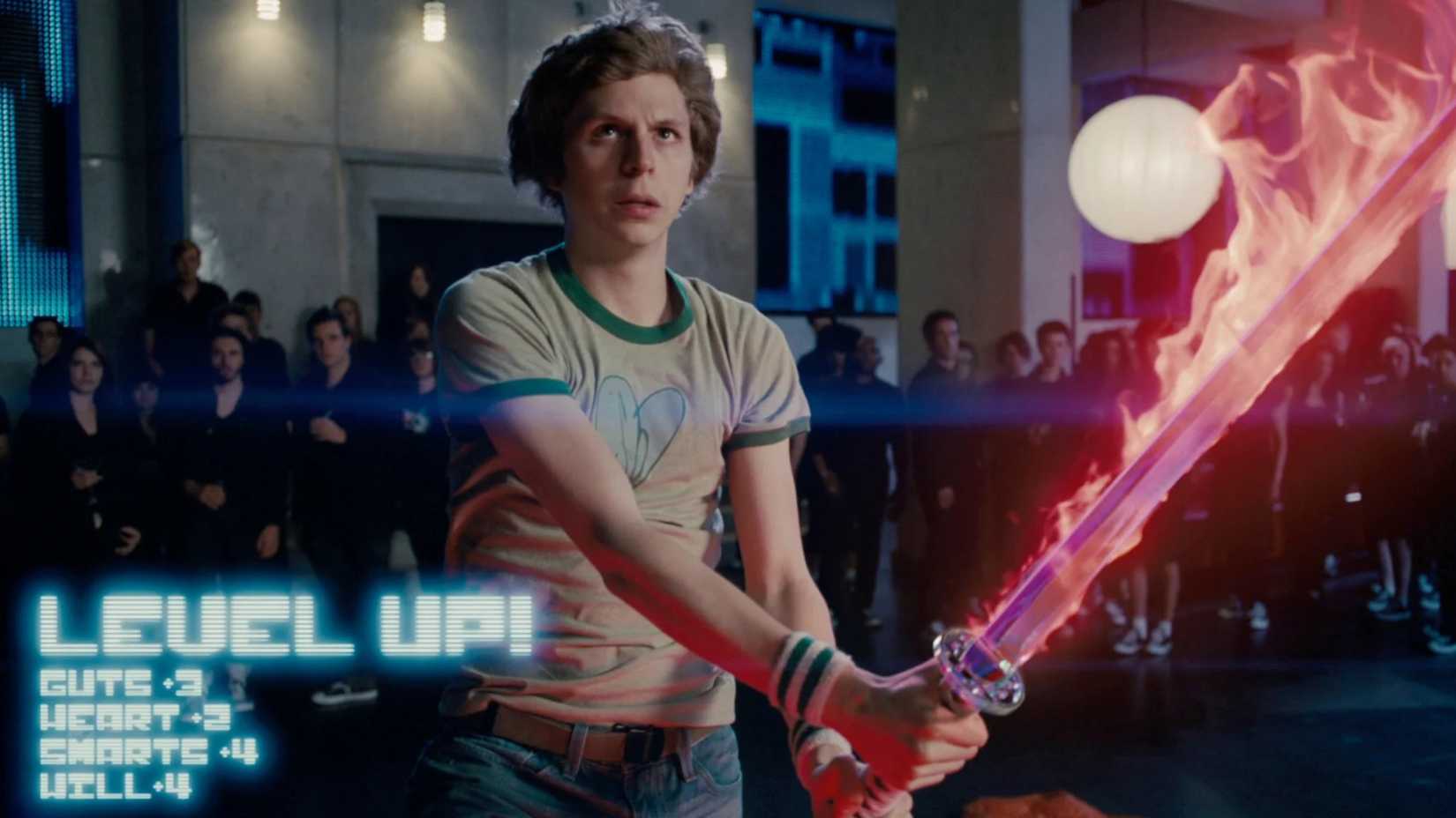 Michael Cera como Scott Pilgrim em Scott Pilgrim Contra o Mundo