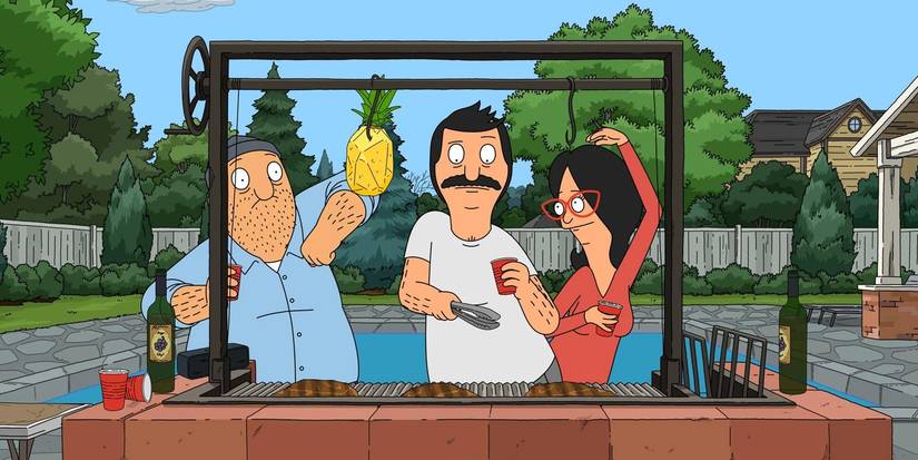 Bob, Linda e Teddy brincam com uma churrasqueira em Bob's Burgers