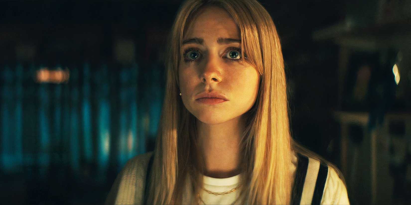 Cate (Maddie Phillips) em cena do terceiro episódio da primeira temporada de Gen V