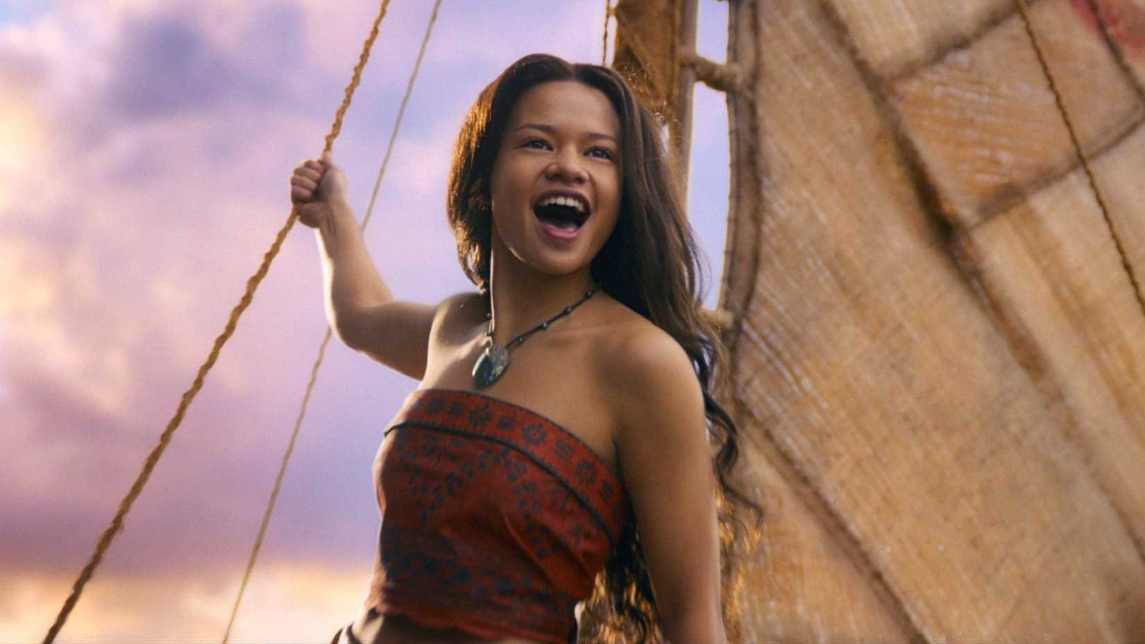 Catherine Laga'aia como Moana.