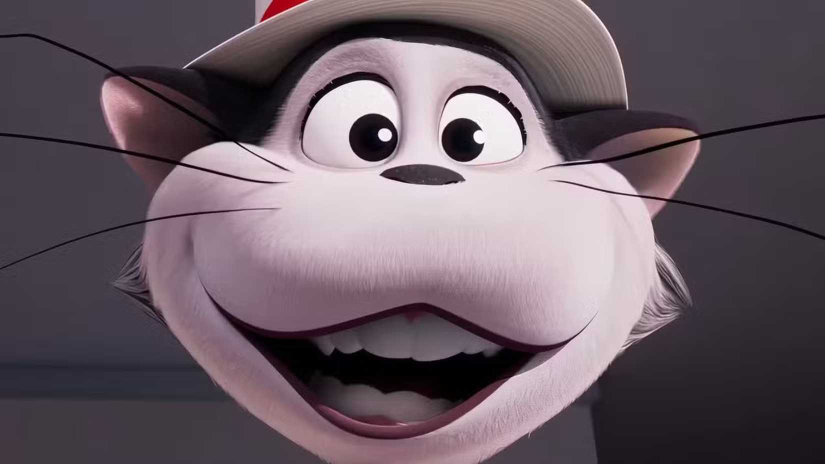 O Gato de Cartola sorri em cena do filme
