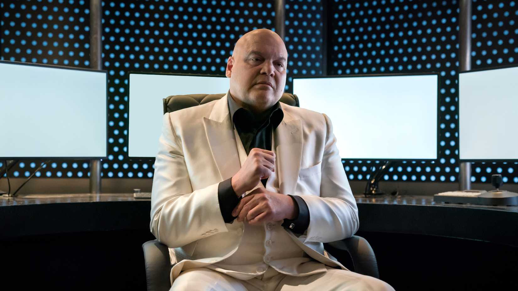 Vincent D'Onofrio como Wilson Fisk, o Rei do Crime, em Demolidor