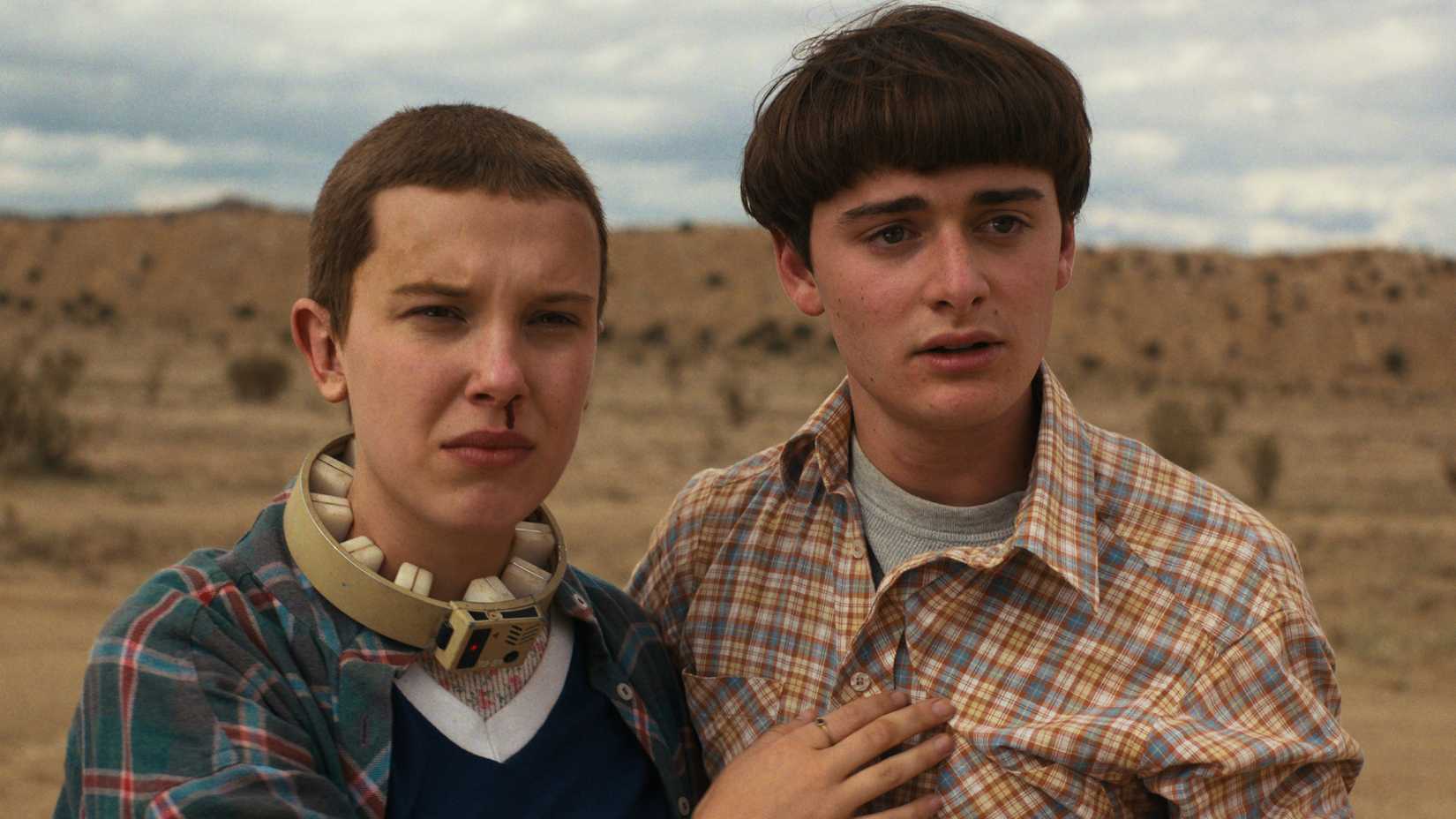 Eleven e Will na quarta temporada de Stranger Things