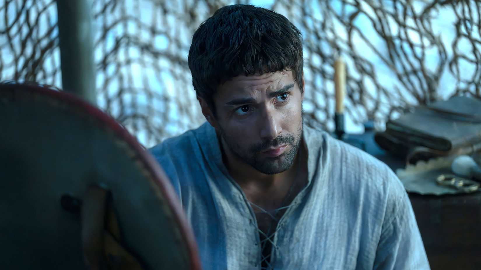 Criston Cole, interpretado por Fabien Frankel, em cena da terceira temporada de House of the Dragon