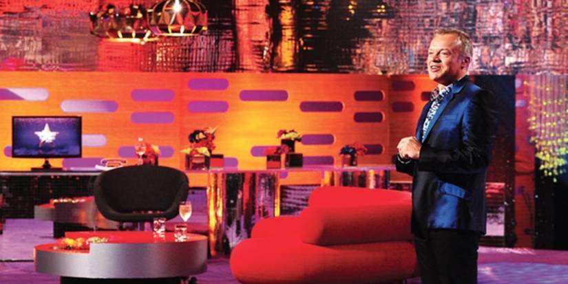 Graham Norton apresenta seu monólogo no "The Graham Norton Show"