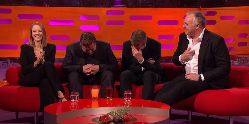 Jodie Foster, Russell Crowe e Ryan Gosling riem de história contada por Greg Davies no The Graham Norton