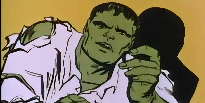 Hulk com camisa rasgada em The Marvel Super Heroes