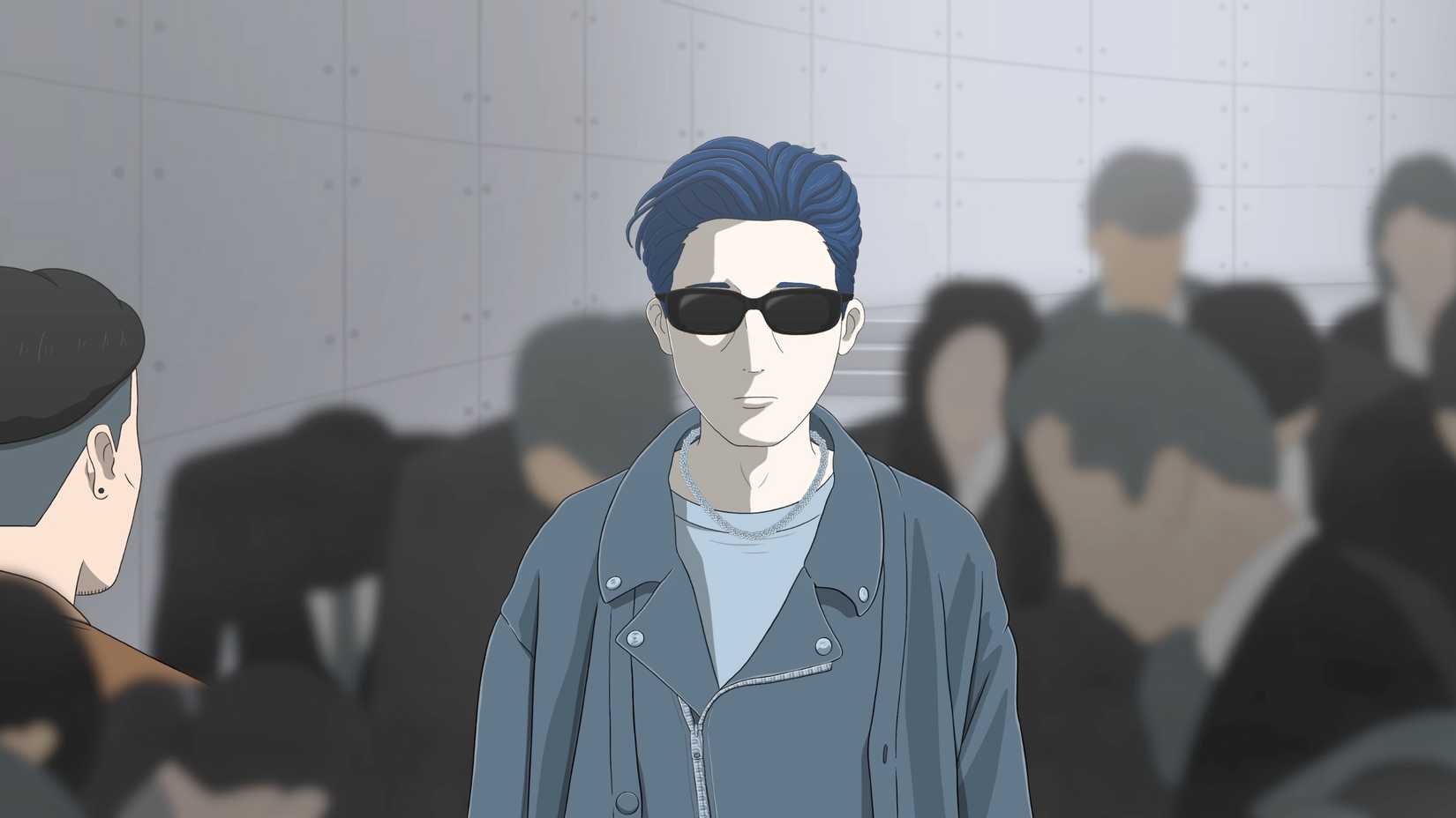 Protagonista de Jinsei se destaca em meio a multidão que faz reverência