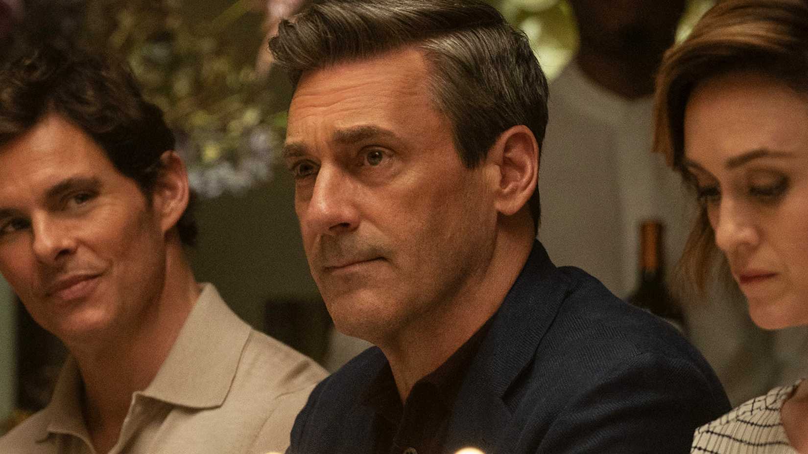 Jon Hamm e James Marsden na segunda temporada de Your Friends & Neighbors