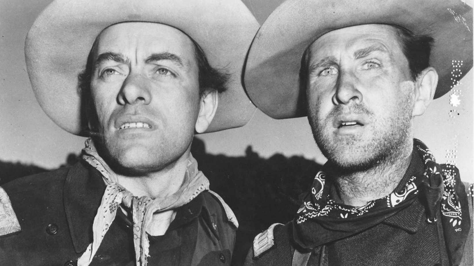 John Ireland e Lloyd Bridges em Little Big Horn